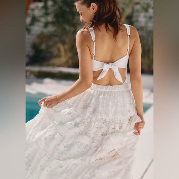 Beach Riot Stephanie Lace Cover Up Skirt - Picture 4 of 8